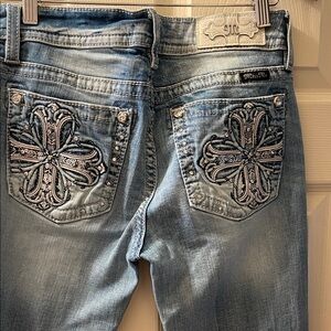 Miss Me Chole Women's Light Blue Embellished Boot Cut Jeans